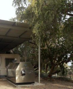 Big Hanna composter at Ein Gedi Kibbutz