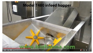Big Hanna model T480 installation indoors and outdoors with biofilter