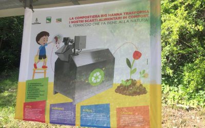 Sommarskola i Italien använder Big Hanna för sitt matavfall